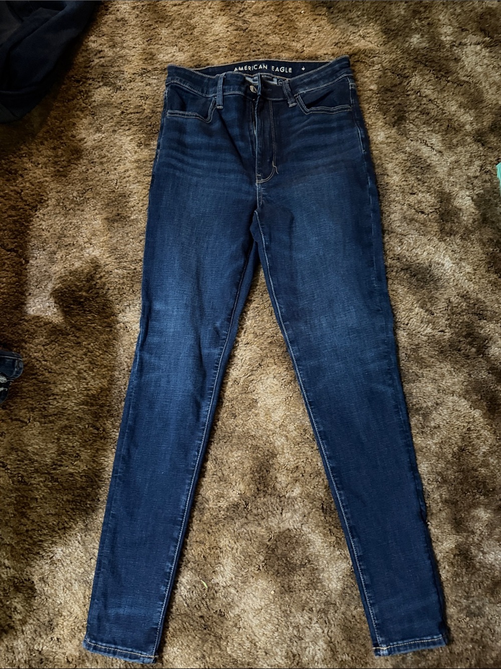 American Eagle Outfitters Indigo High-Rise Skinny Jeans